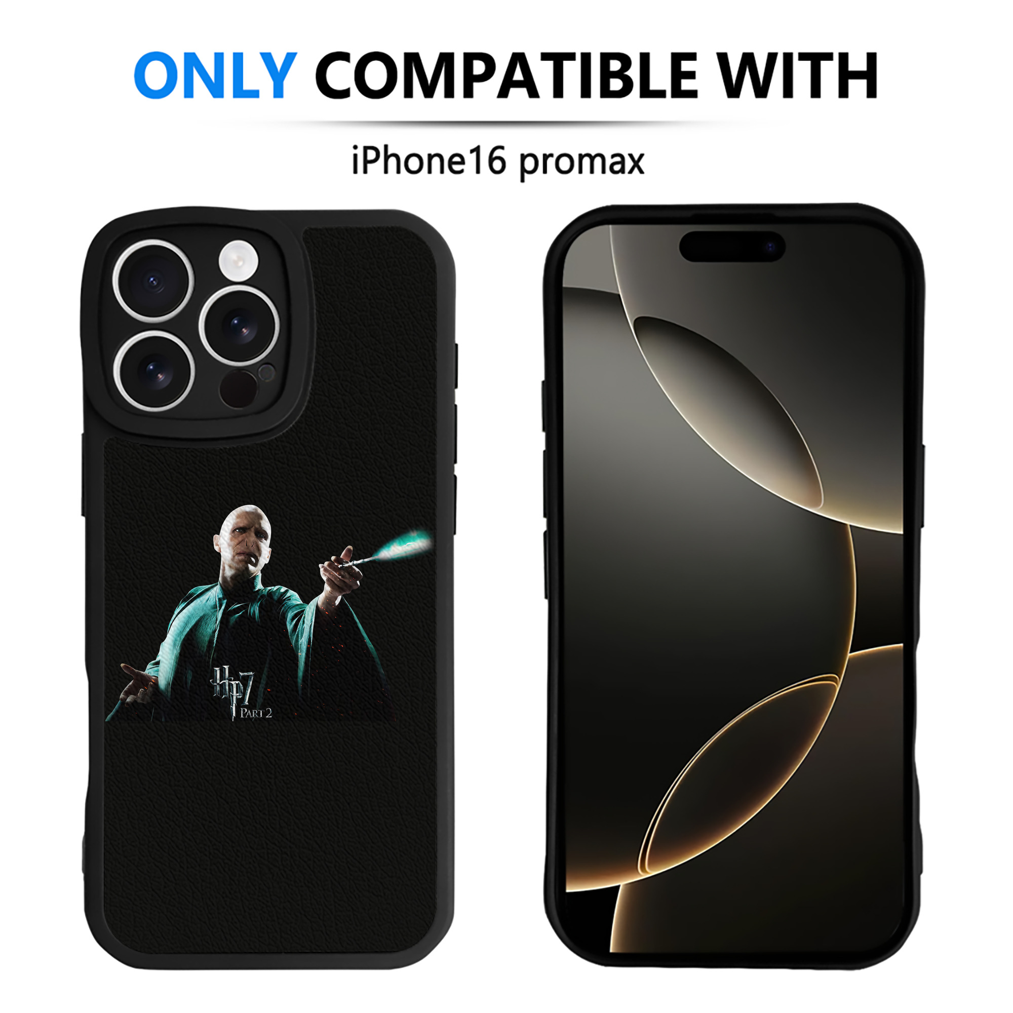（画像用） Harry Potter ハリー・ポッターシリーズ 【iPhone 16シリーズ対応】シリコンスマホケース（レザー調） 材質：シリコン